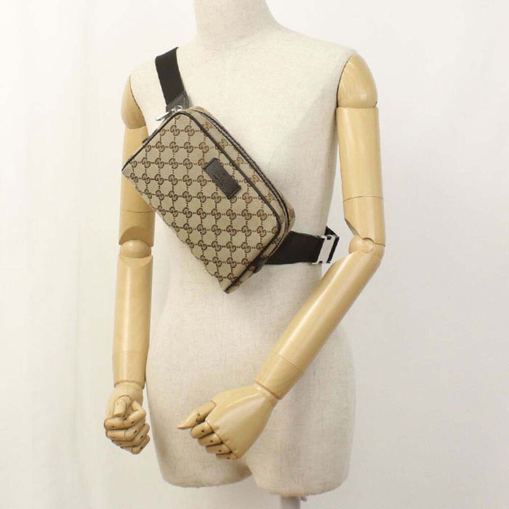 GUCCI Authentic Brown Canvas Hobo Bag - Picture 8 of 8
